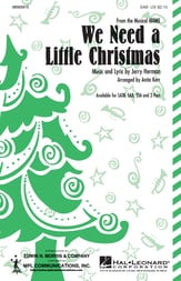 We Need a Little Christmas SAB choral sheet music cover